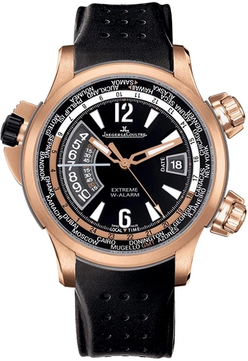Jaeger LeCoultre Master Compressor Extreme W-Alarm 18K Rose Gold Men's Watch
