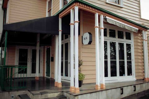 Wide shot of Kol Ponsonby's heritage villa exterior