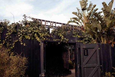 Entry to Hallertau Biergarten, Riverhead