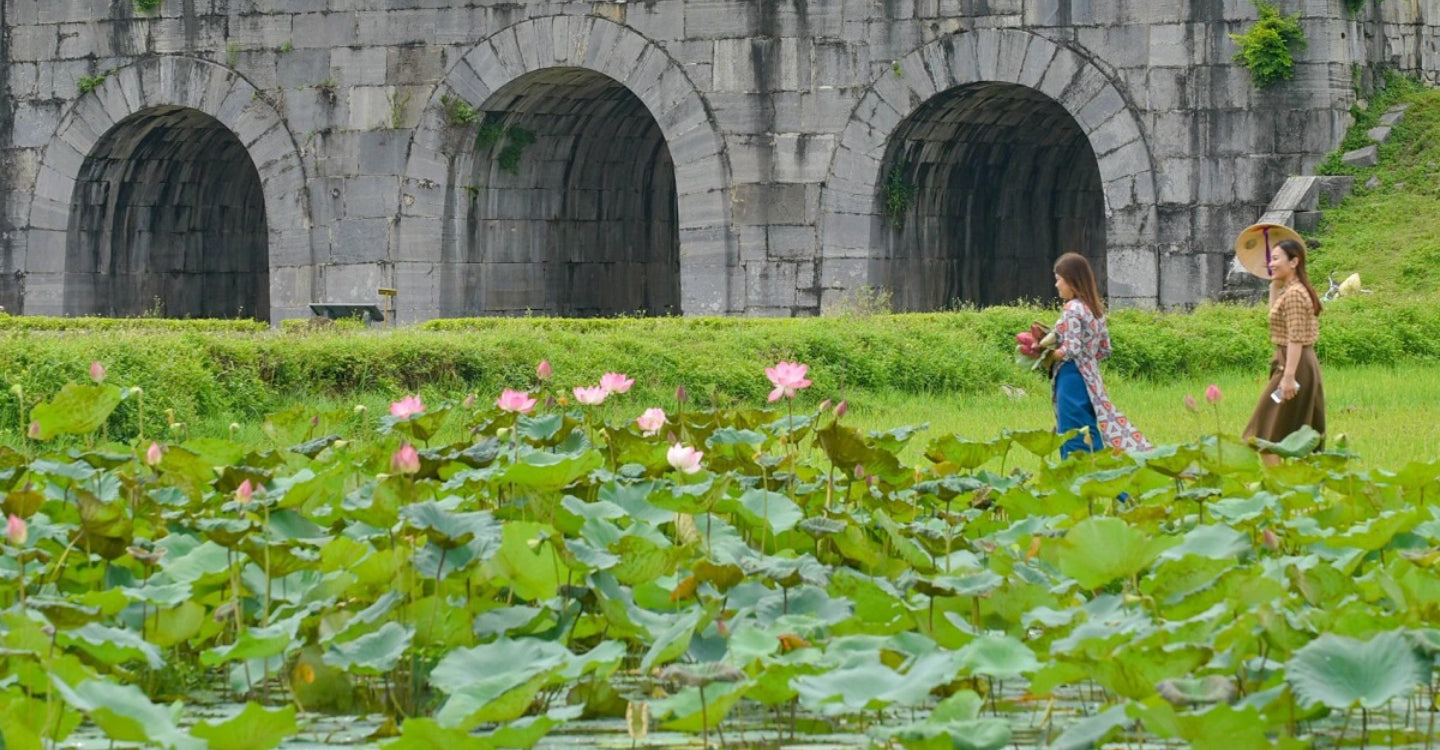 The Citadel of the Ho Dynasty: An ancient architectural marvel in Vietnam.