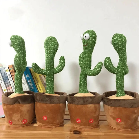 Brinquedo interativo  ,Brinquedo de pelúcia  ,Brinquedo dançante  ,Cactus de pelúcia  ,Brinquedo para crianças  ,Movimento animado  ,Alimentação por bateria  ,Estimulação da imaginação e criatividade  ,Diversão para crianças de todas as idades