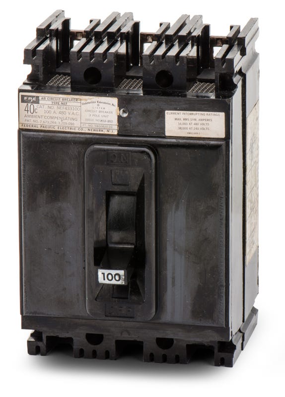American NEF431100 3 Pole Circuit Breaker