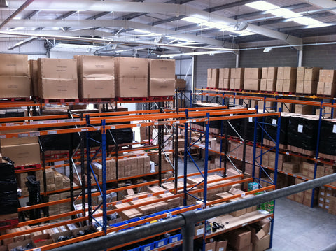Warehouse racking complete