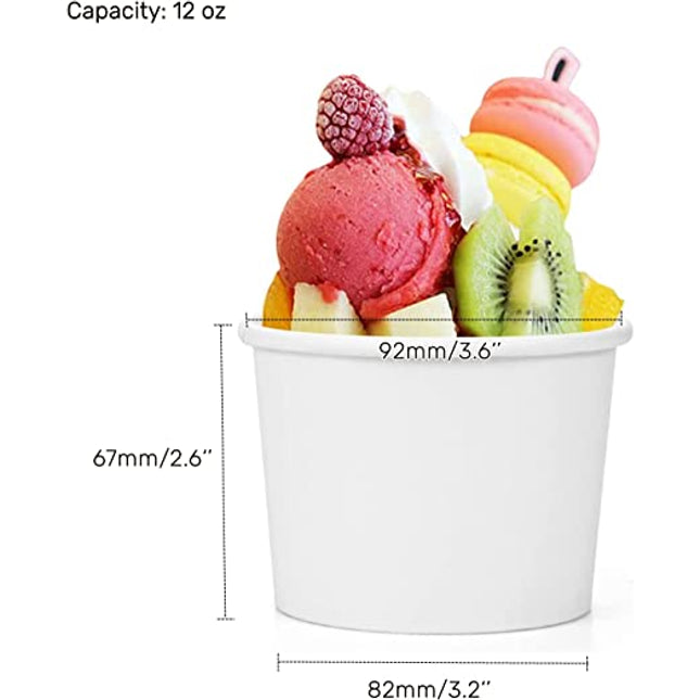 12 oz Ice Cream Container Sample