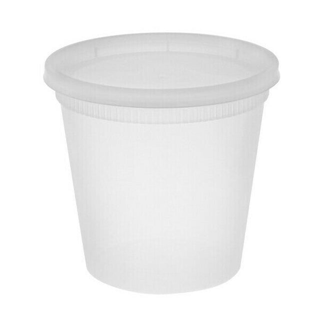 16oz Deli Cup Heavy Duty with Clear Lid