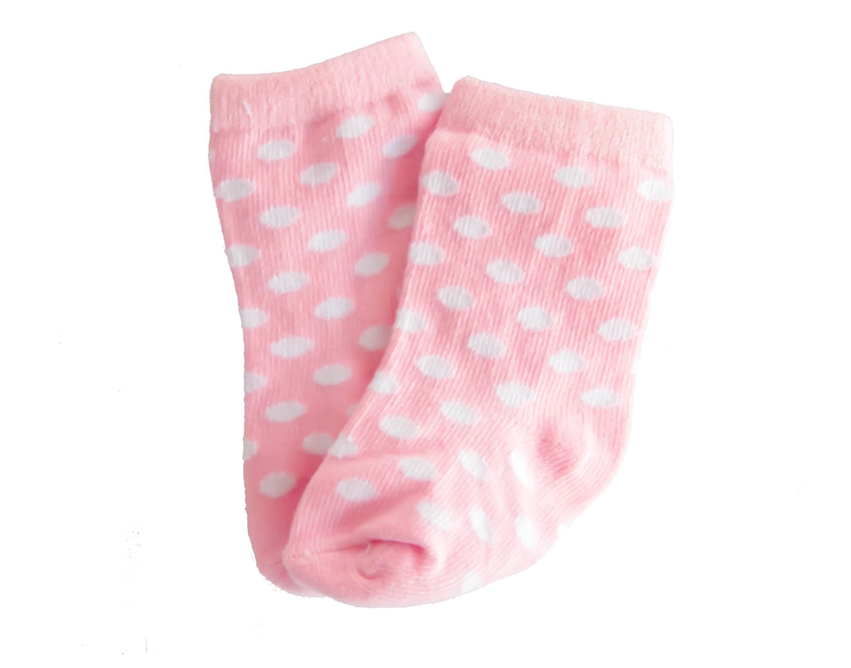 Pink and White Spotted Socks - The Little Baby Shop