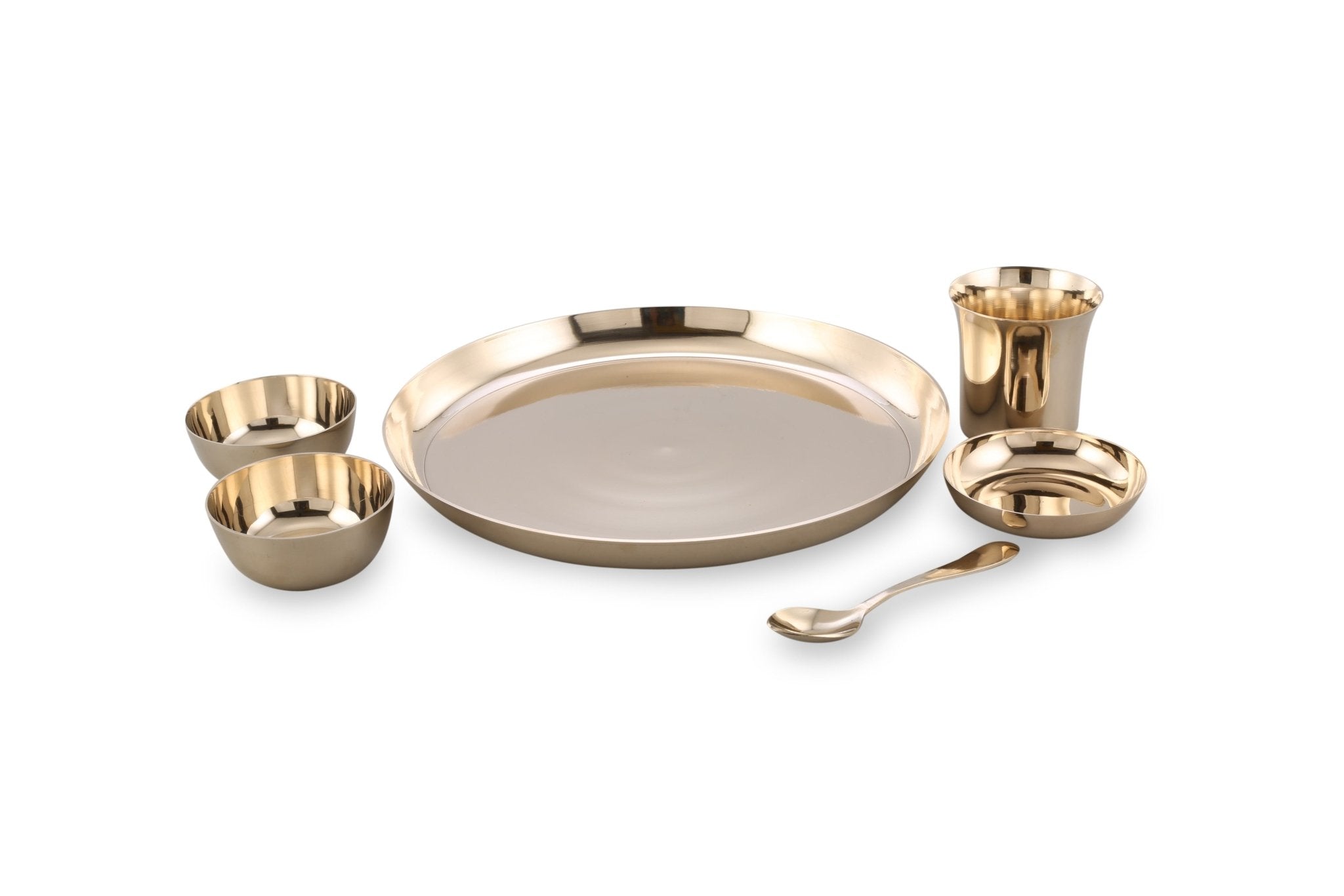 Bronze 51 Pieces Dinner Set, Feature : Durable, Fine Finished, Color : Gold  at Best Price in Yamunanagar