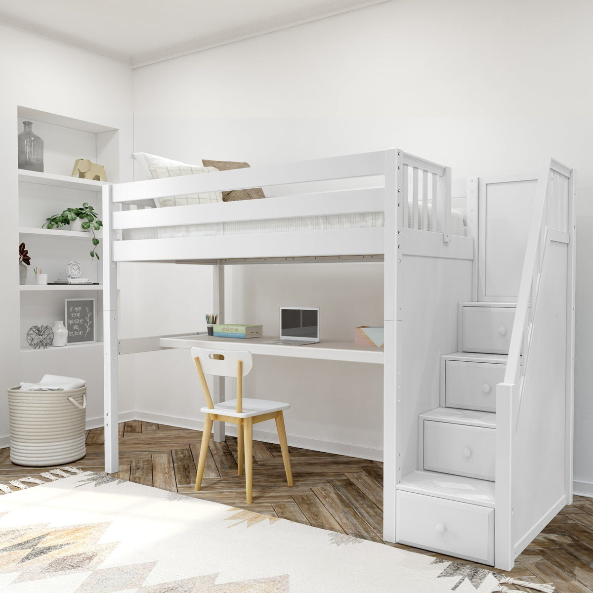 Twin Tweens Style their Shared Room with Twin XL Loft Beds – Maxtrix Kids