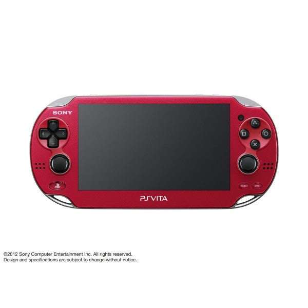 Sony Playstation Vita Cosmic Red Wi Fi Version Pch 1000 Za03 Playar Game