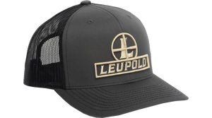 Leupold Reticle Trucker Hat Gray - Ross Outdoors