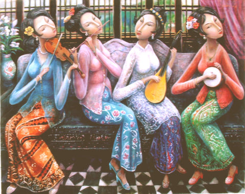 Nyonya Ladies by Chen Luo Jia