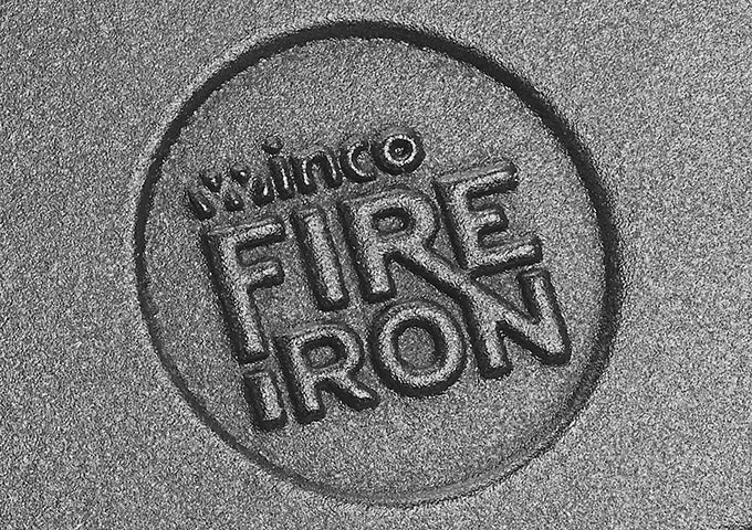 Winco CAST-8, 8-Inch Dia FireIron Cast Iron Skillet