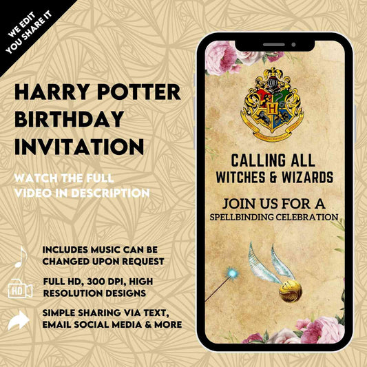 Harry Potter Video Invitation – Easy Inviting