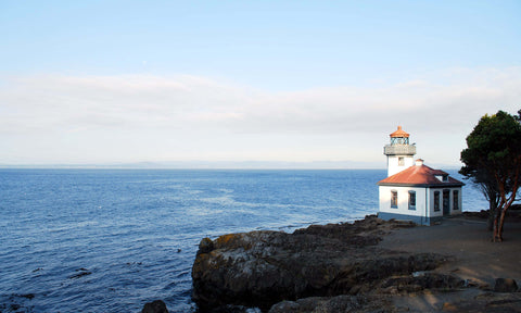 Lime Kiln Lighthouse San Juan Island Washington State 