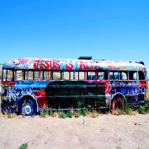 ThatPNWBus  Graffiti Bus in Washtucna, WA 