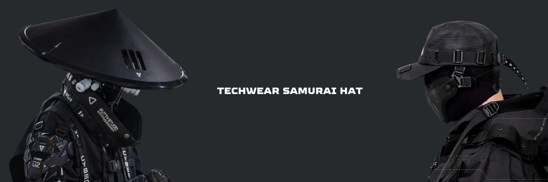 techwear samurai hat