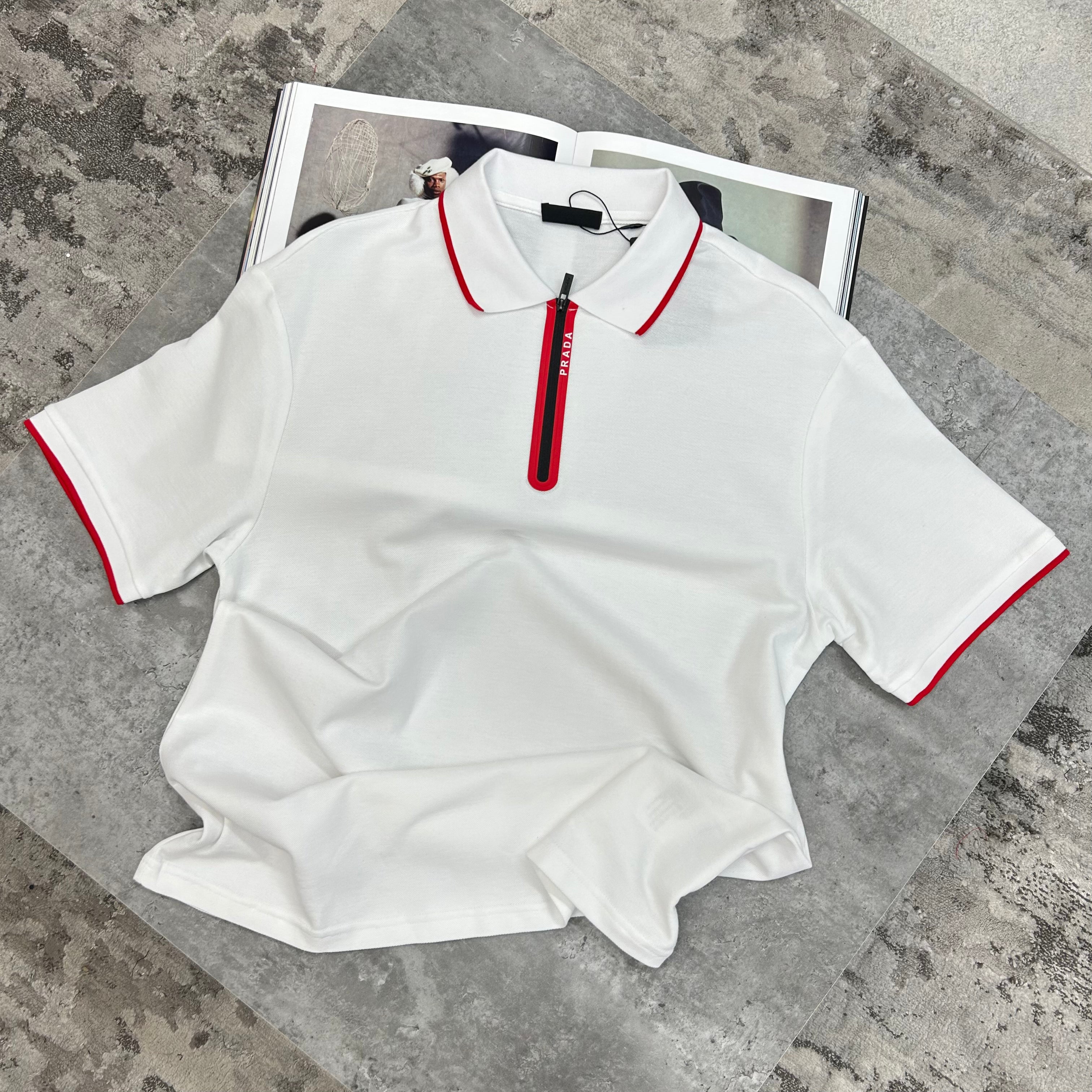 Louis Vuitton white Equipe LV Polo Shirt