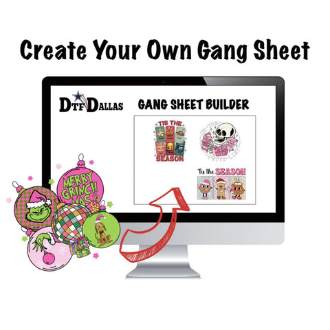 create your custom dtf transfers gang sheet texas dallas
