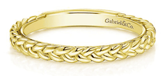 Gabriel & Co. 14-Karat Braided Stackable Ring