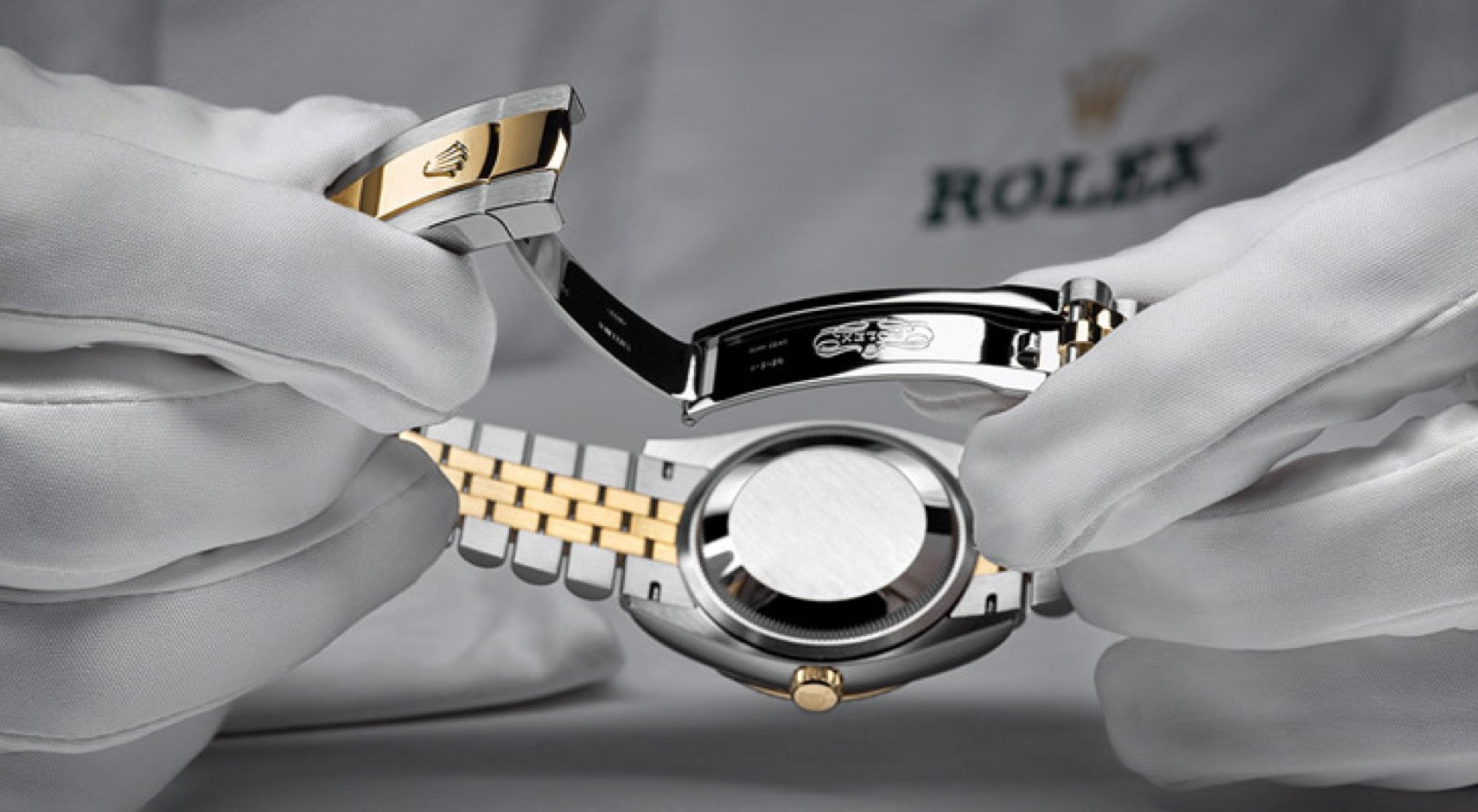 Rolex dealer showing watch authenticity