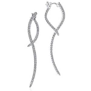 Gabriel & Co. Diamond Fashion Earrings.