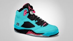 Jordan V South Beach Custom Sneakers