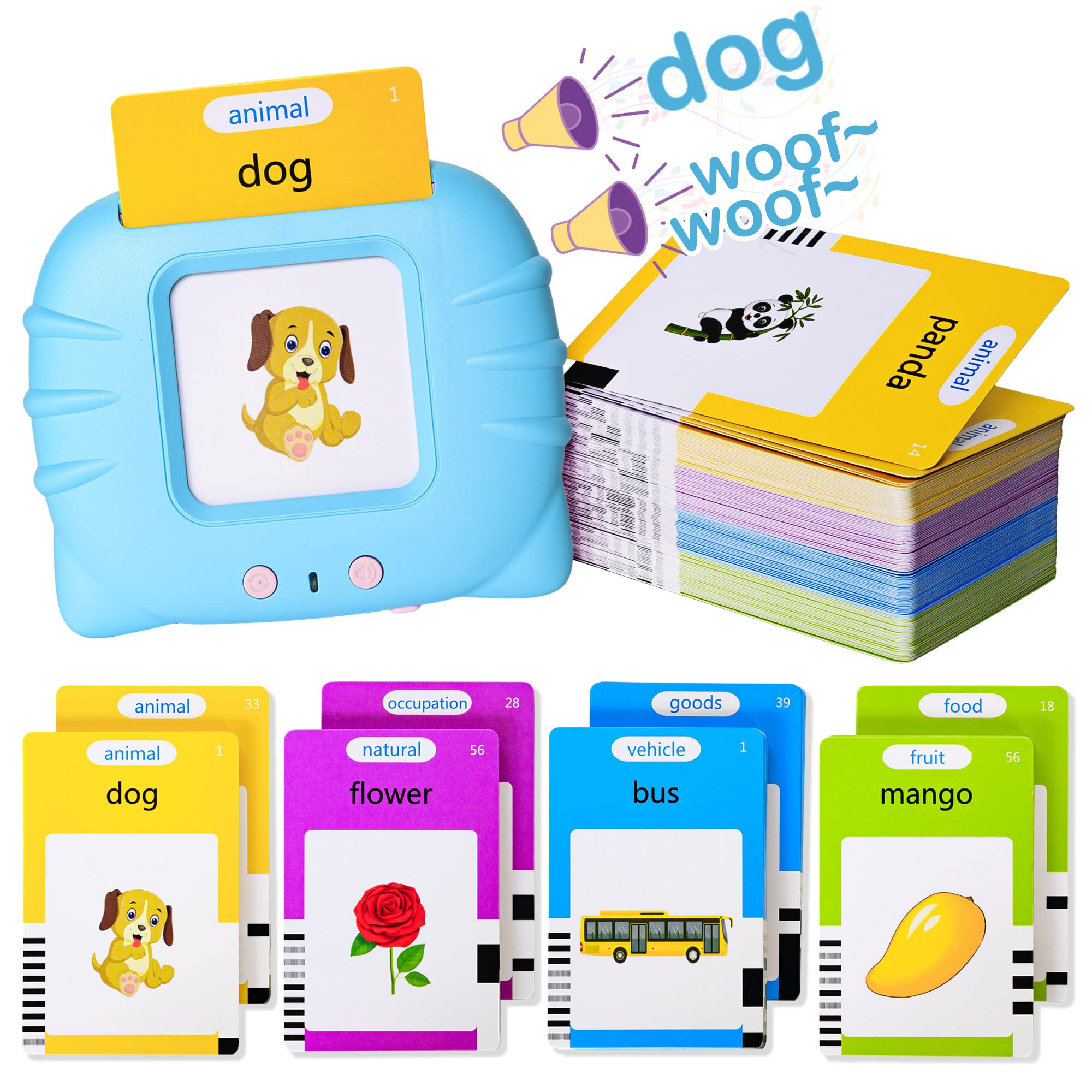 Talking Flash Cards Early Educational Toys for 2 3 4 5 6 Year Old Baby –  OPENMAAL LIMITED