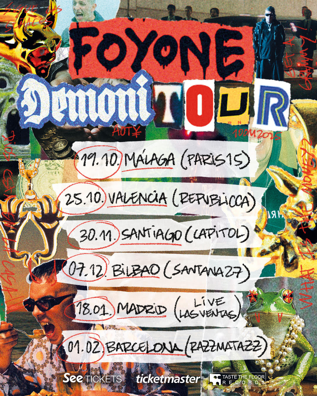 FOYONE DEMONI TOUR