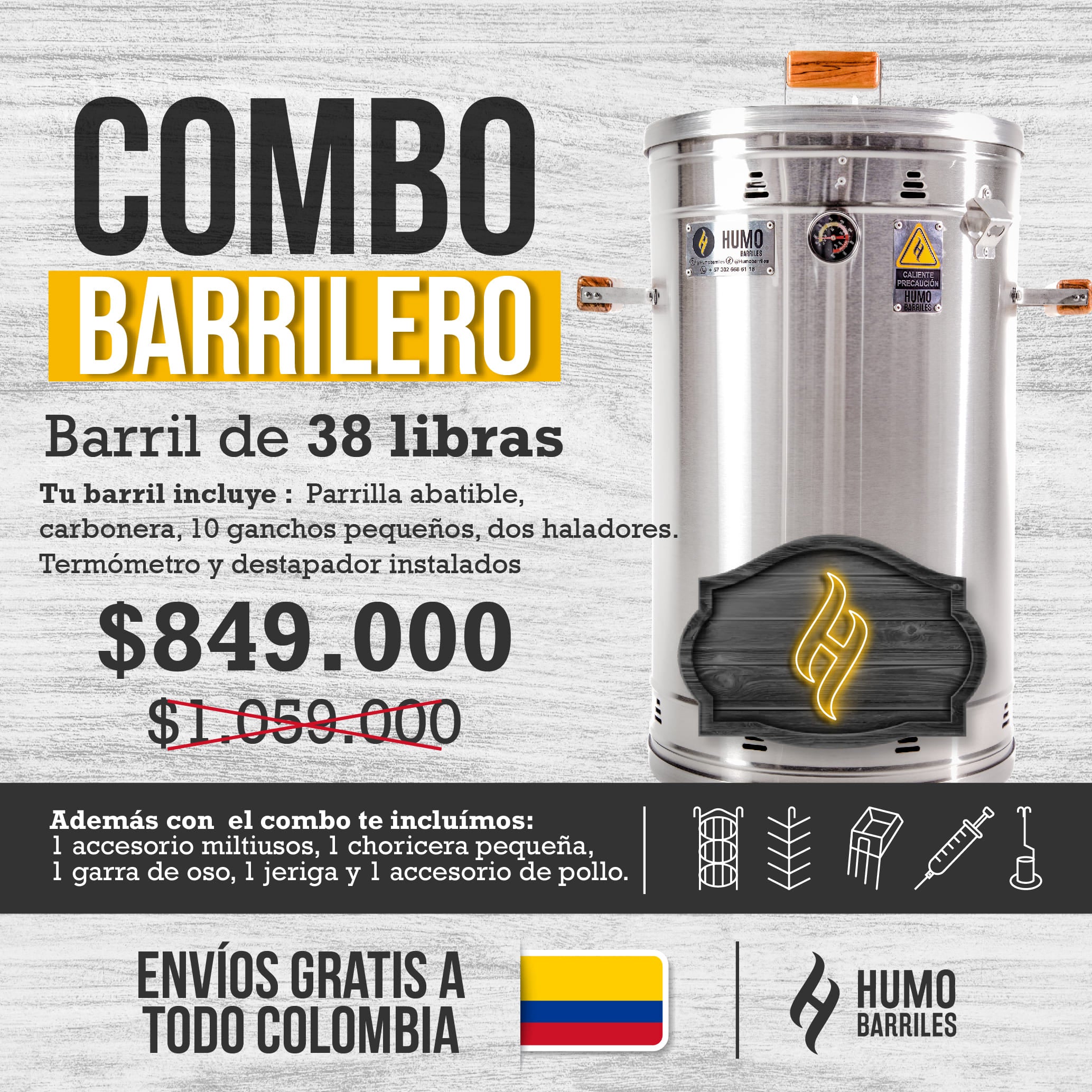 Combo Barrilero