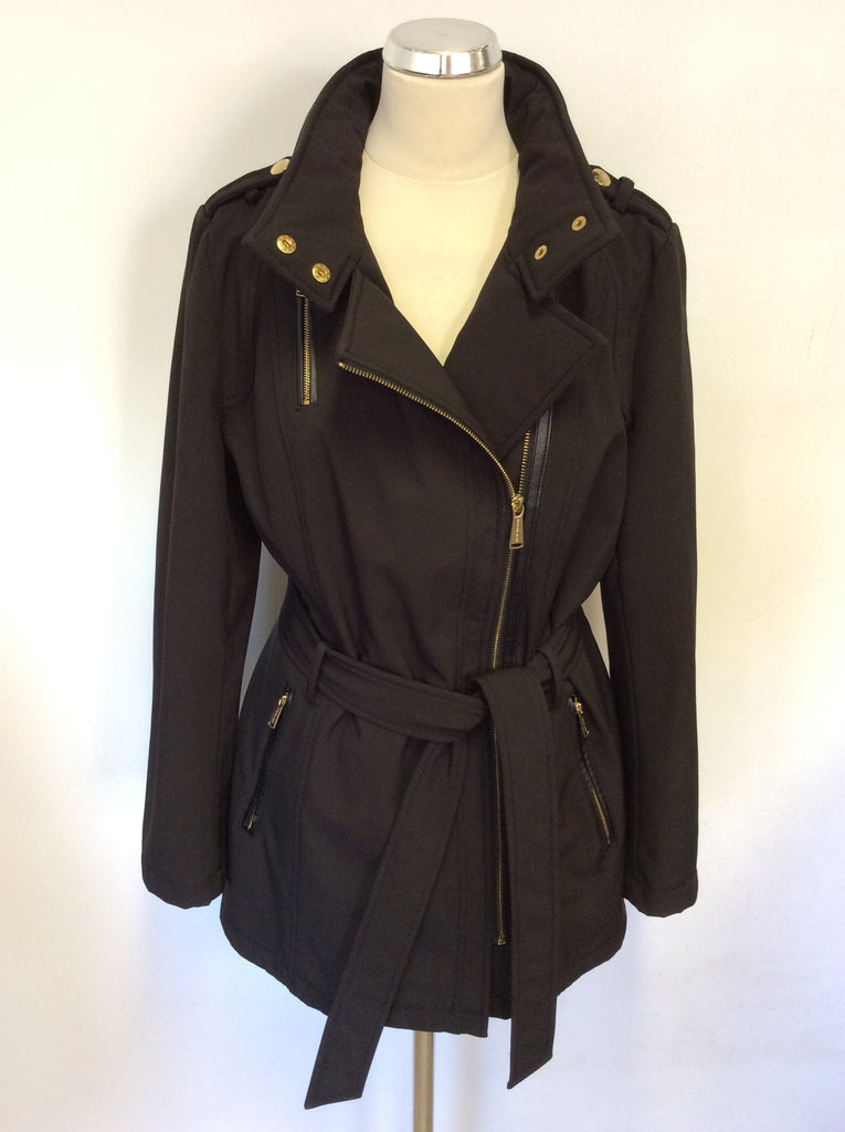 michael kors belted jacket