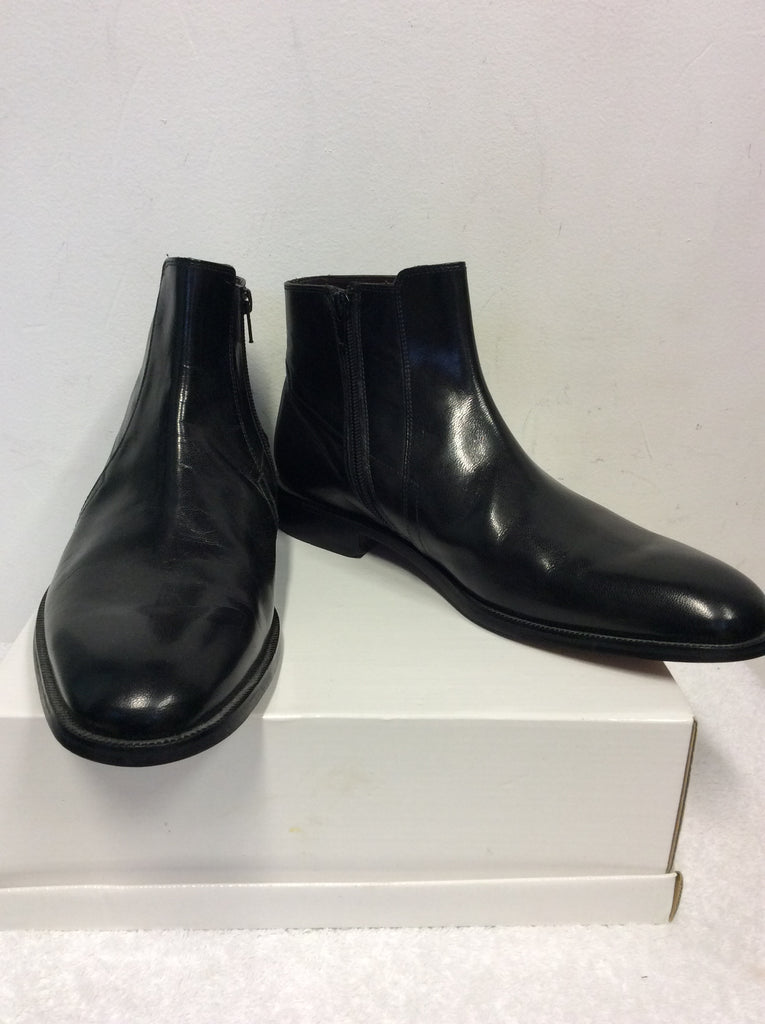 marks and spencer black ankle boots