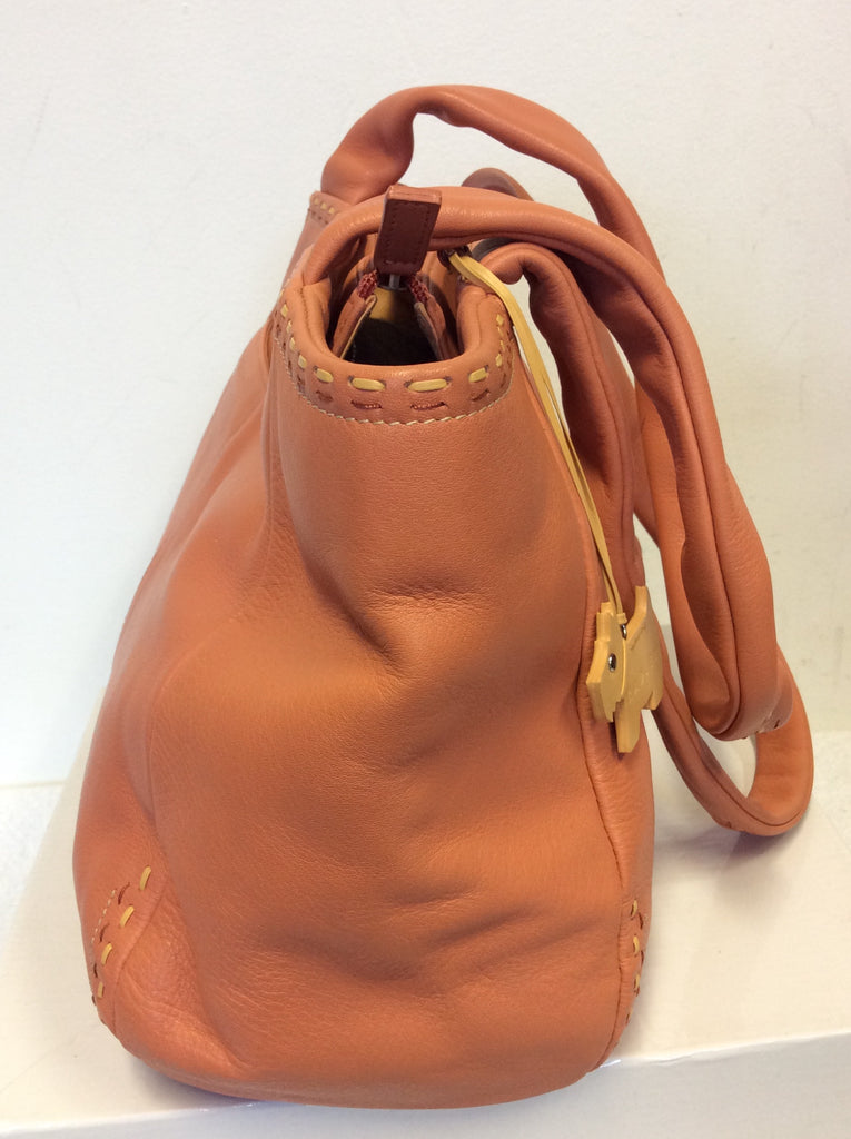 RADLEY CORAL ORANGE LEATHER SHOULDER BAG – Whispers Dress Agency