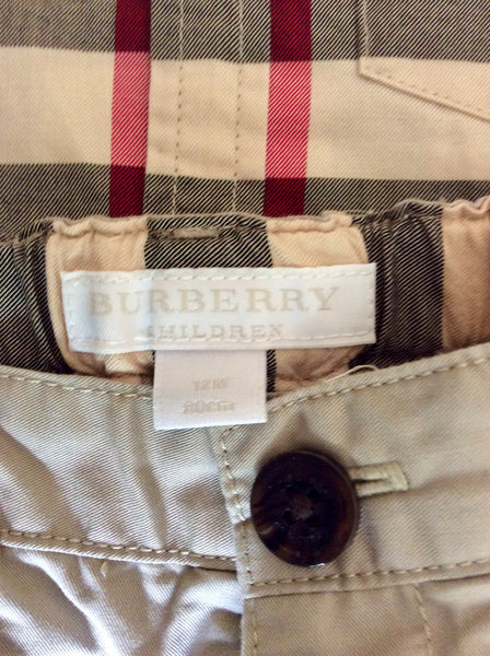 BURBERRY CHILDREN CHECK SHIRT & TROUSERS AGE 12 MONTHS – Whispers Dress  Agency