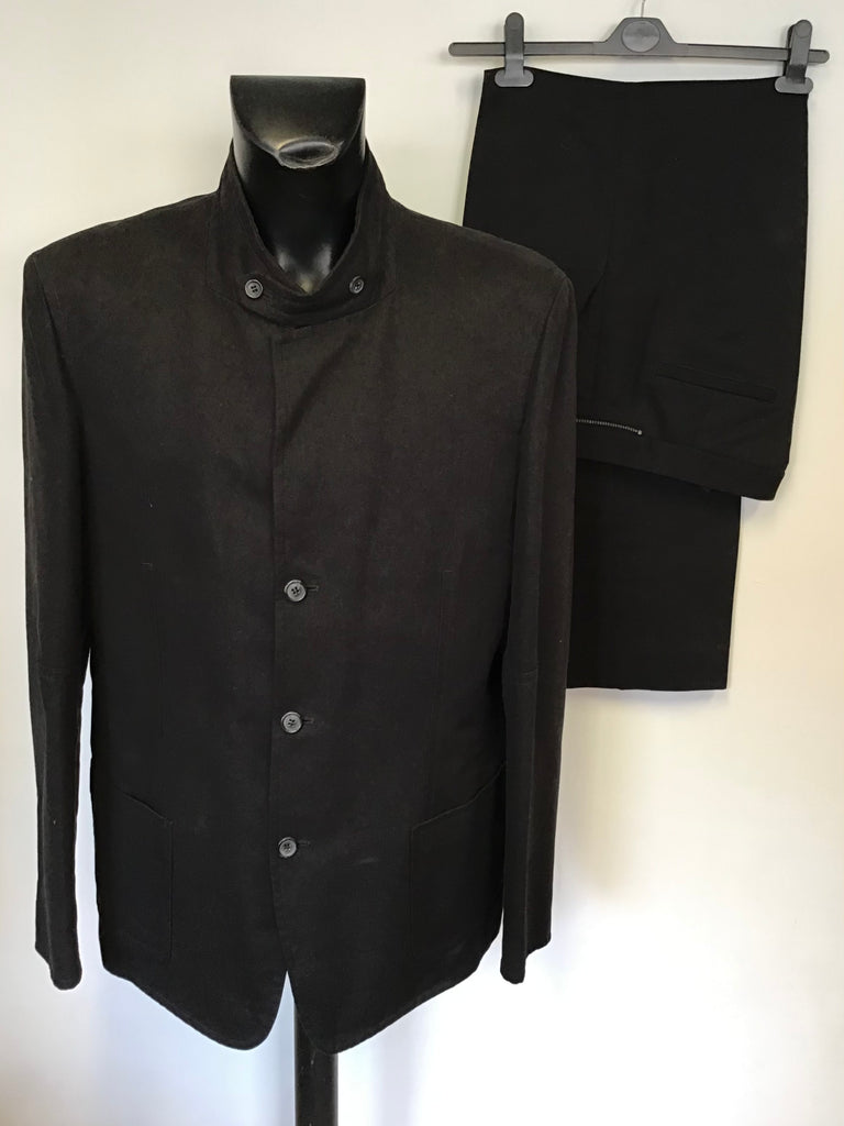 CALVIN KLEIN BLACK COTTON HIGH NECK CASUAL SUIT SIZE 44 – Whispers Dress  Agency