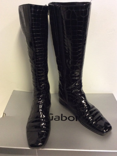 gabor knee length boots