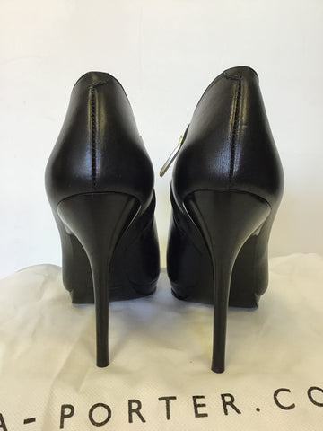 DKNY Black Peeptoe Velcro Strap Flat Shoes Size 5/38 – Whispers Dress ...
