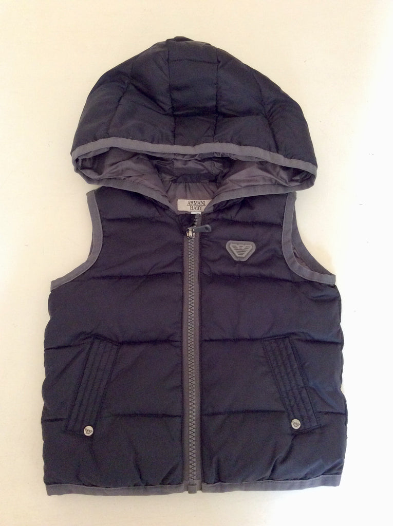 armani hooded gilet