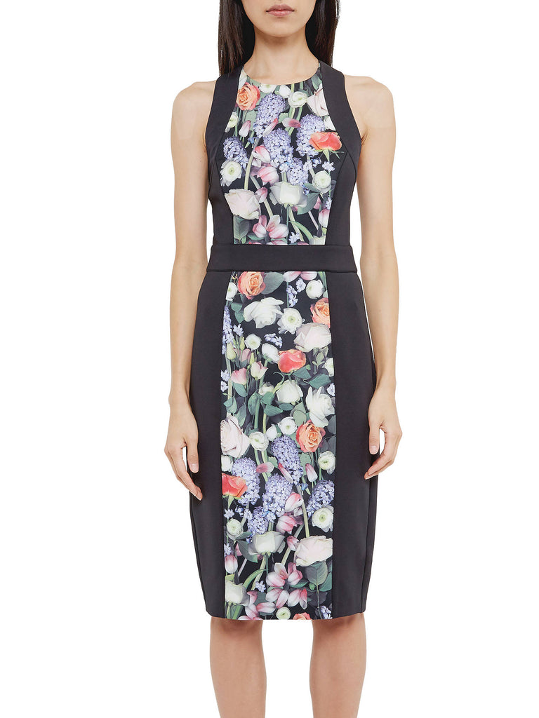 ted baker black flower dress