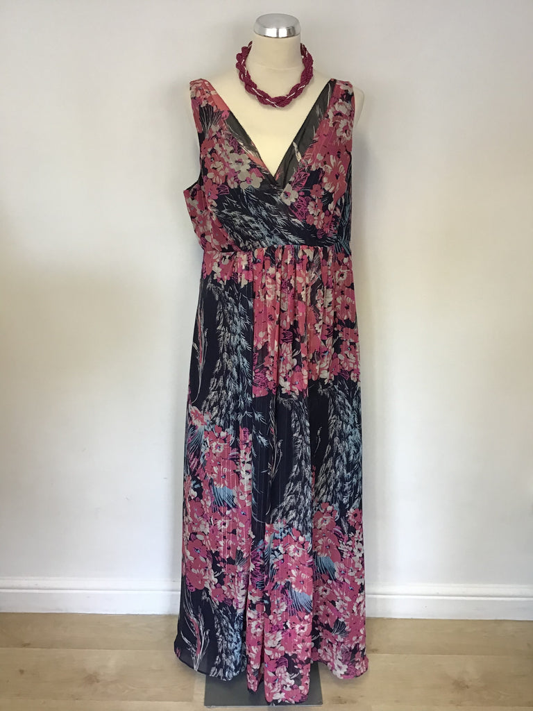 floral maxi dress size 18