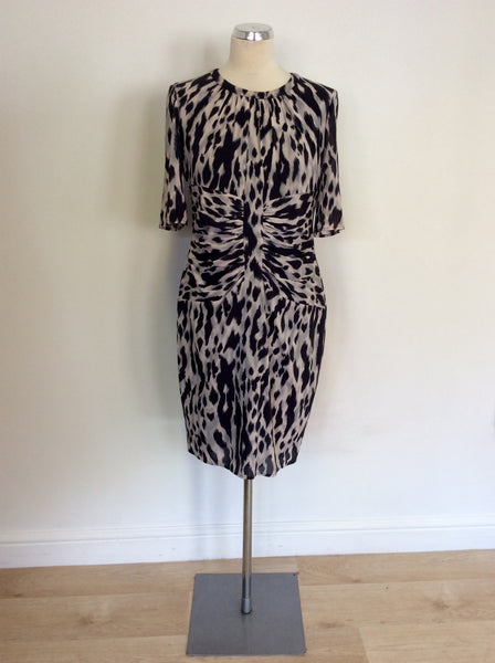 animal print dress size 14