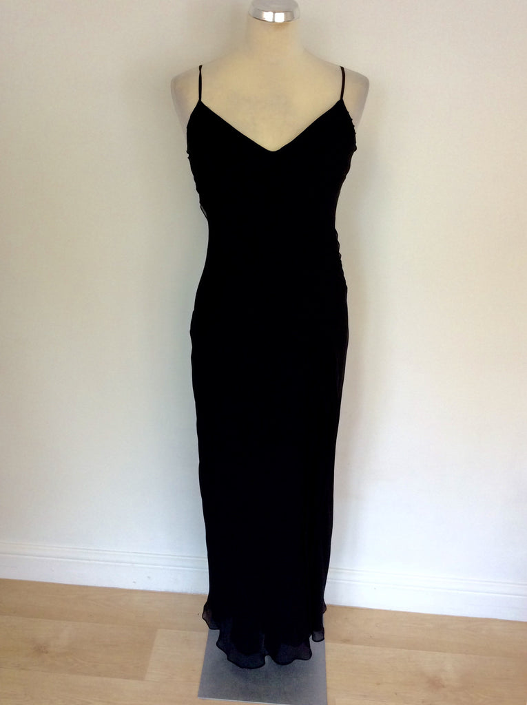 black silk dress zara