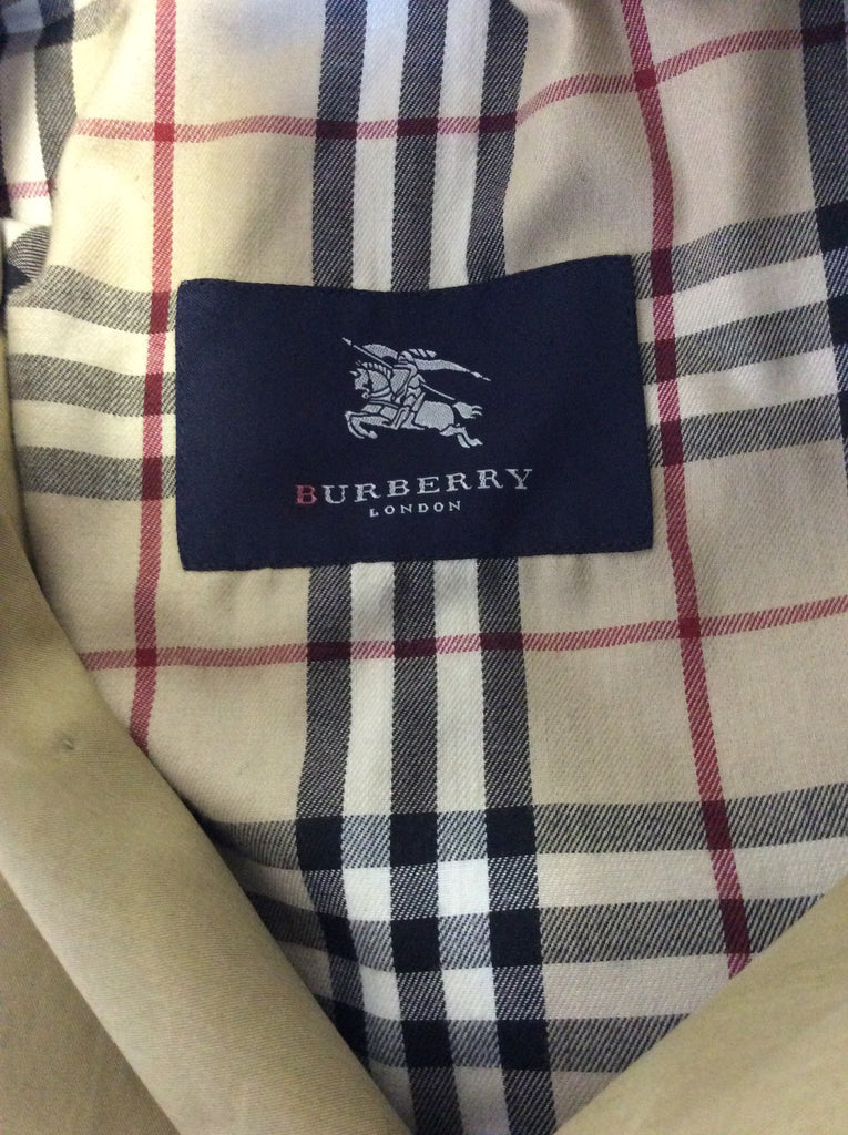BURBERRY HONEY COTTON MAC SIZE 56R UK L/XL – Whispers Dress Agency