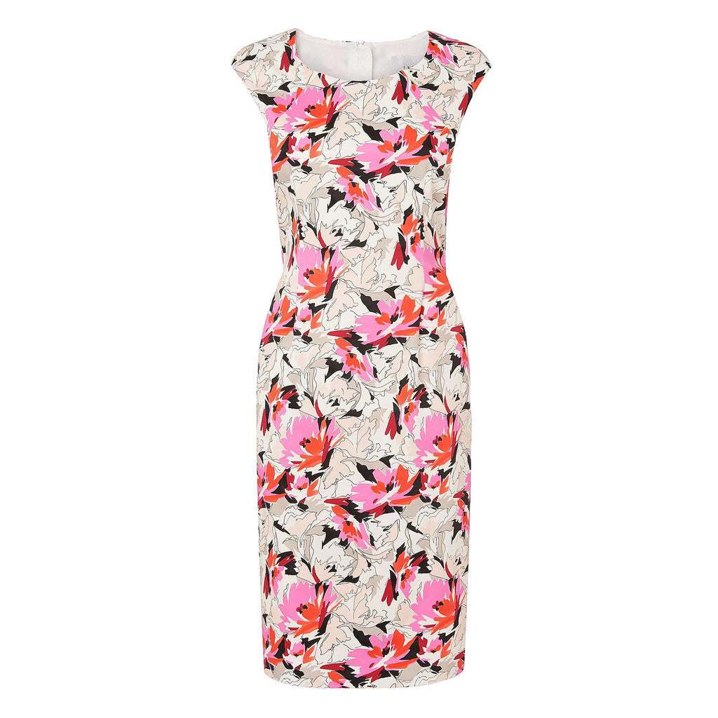 LK BENNETT DENA PINK FLORAL PRINT PENCIL DRESS SIZE 12 – Whispers Dress ...