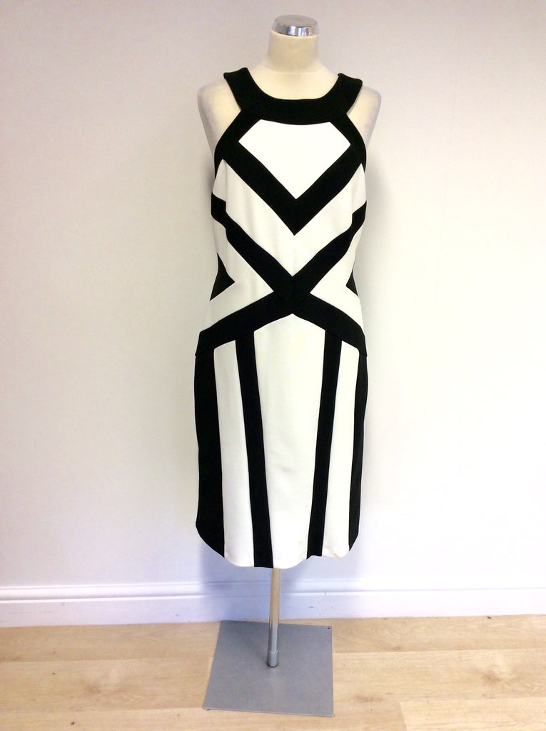 black and white dress size 18