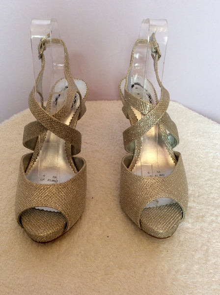 Brand New Debut Silver Sparkle Heeled Sandals Size 6/39 – Whispers ...