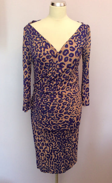 lk bennett leopard print dress