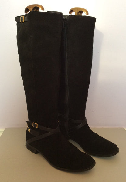 carvela black knee high boots