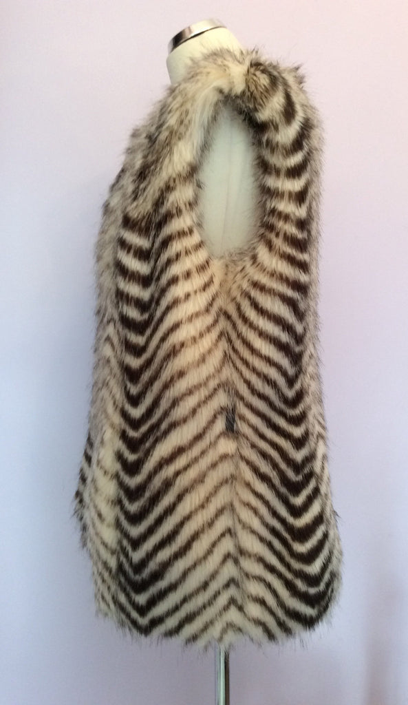 Armani Exchange Faux Fur Gilet Size L – Whispers Dress Agency