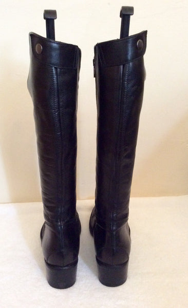 Jones The Bootmaker Black Roberta Leather Boots Size 7/40 – Whispers ...