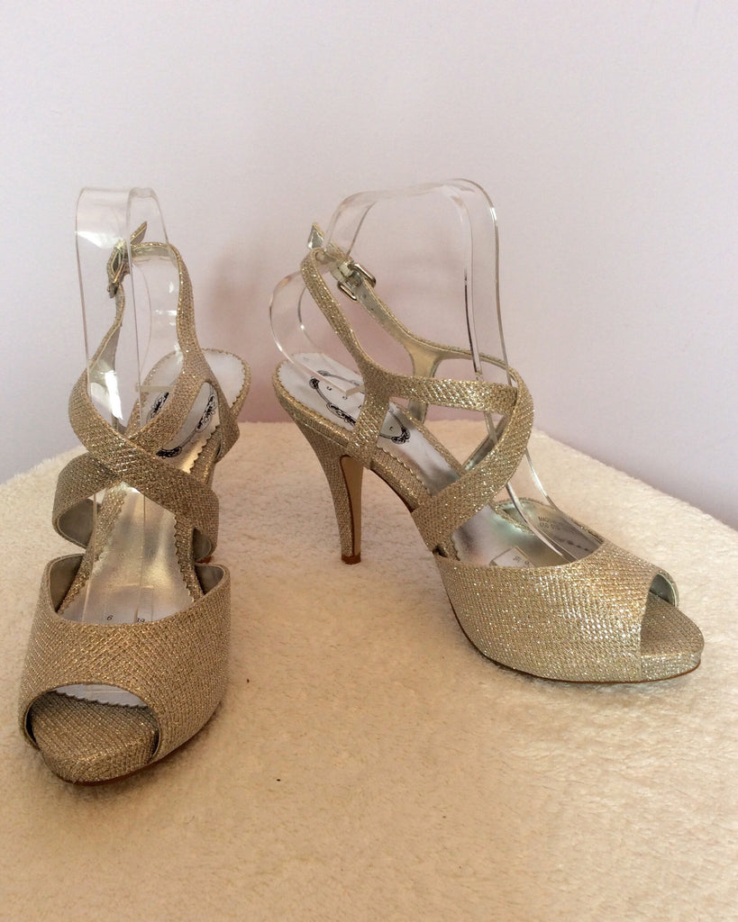 Brand New Debut Silver Sparkle Heeled Sandals Size 6/39 – Whispers ...